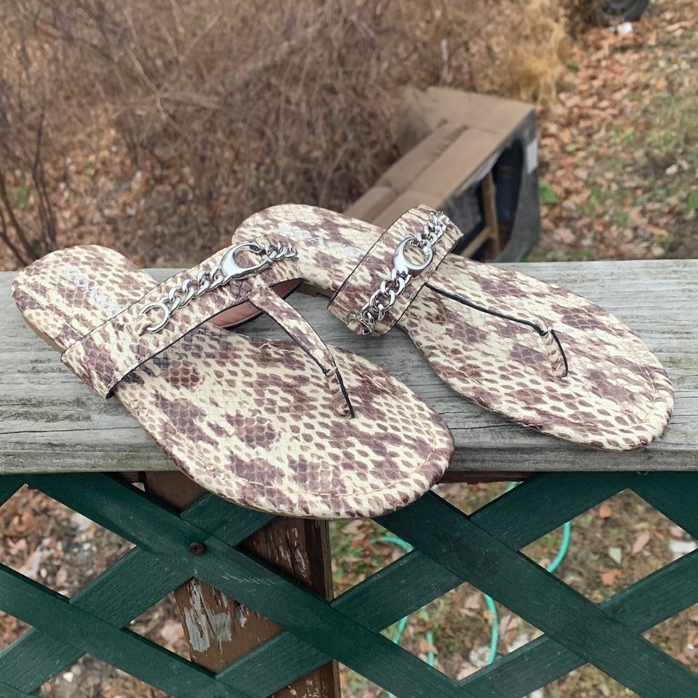 Coach Python Sandals Sz 8.5